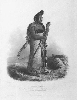 Mexkemahuastan, Chief of the Gros-ventres des Prairies